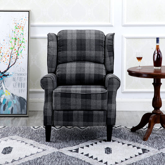 Mid Century Modern Upholstered Recliner Chair