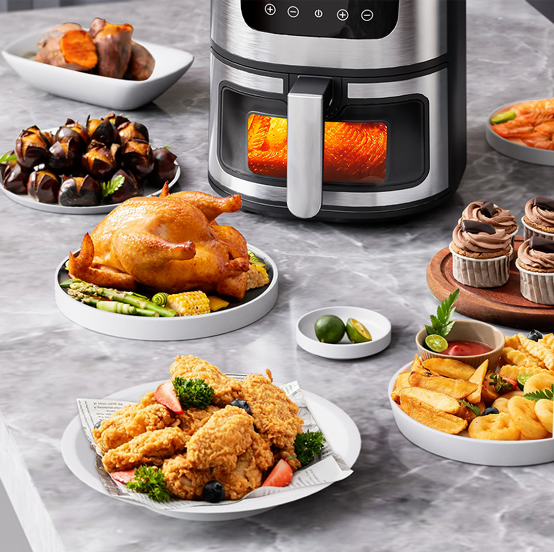 7 Litre Large Capacity Digital Air Fryer – Stainless Steel Basket & LCD Control Panel