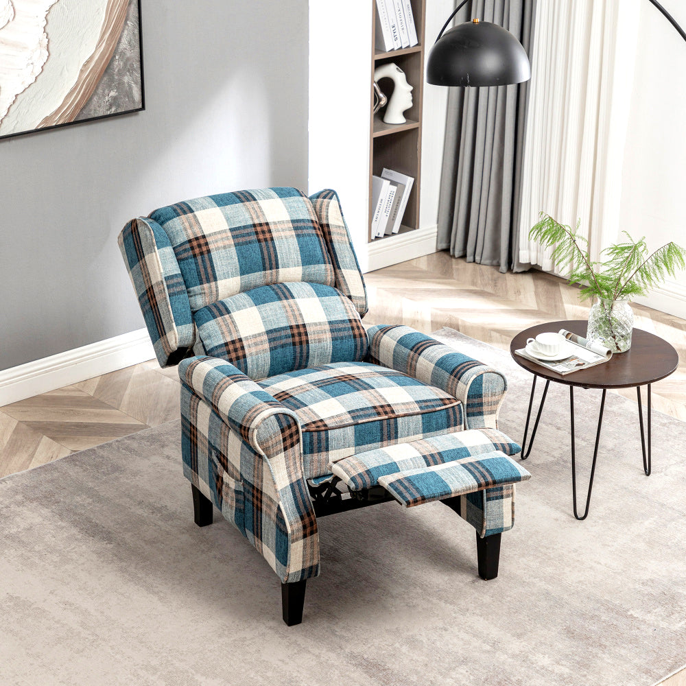 Mid Century Modern Upholstered Recliner Chair
