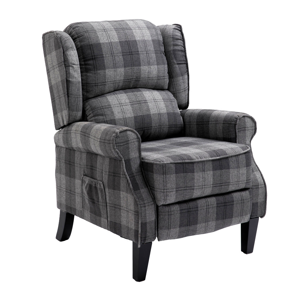 Mid Century Modern Upholstered Recliner Chair
