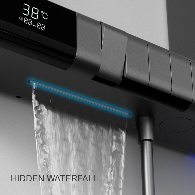 Multi-Functional Pressurized Shower Head Set – Double-Layer Storage for Bathroom