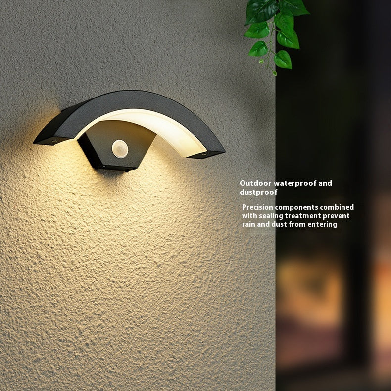 LED Outdoor Wall Light – Waterproof IP65 Warm Light (Available in Standard & Motion Sensor Versions)