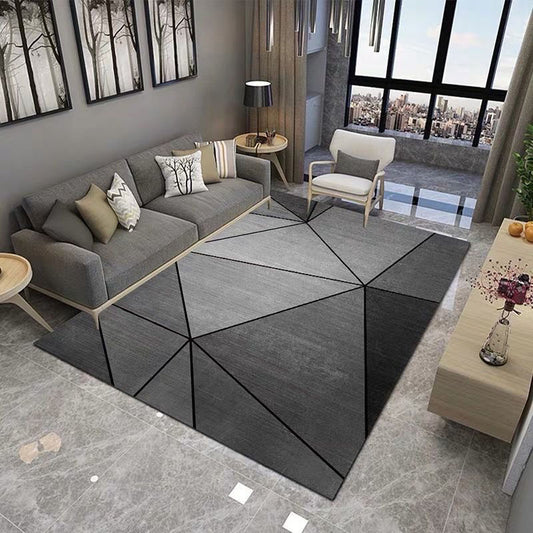 Living Room Carpet Dirt Resistant And Easy-to-take-care Modern Simple Sofa Coffee Table Carpet Household Wear-resistant Non-slip Crystal Cashmere Carpet