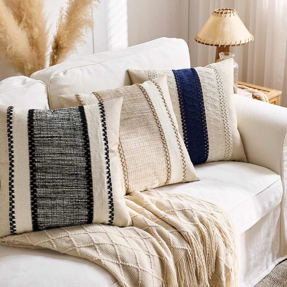 Bohemian Ethnic Style Cotton And Linen Style Pillow Living Room Sofa Pillow Vintage Pillow Head Cushion Pillow Case