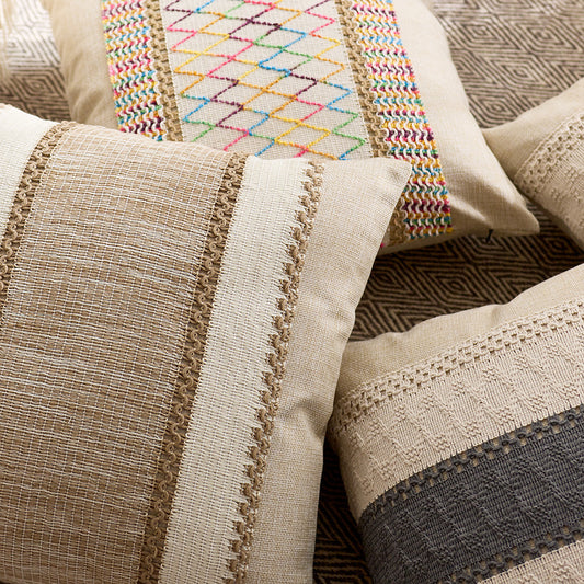 Bohemian Ethnic Style Cotton And Linen Style Pillow Living Room Sofa Pillow Vintage Pillow Head Cushion Pillow Case