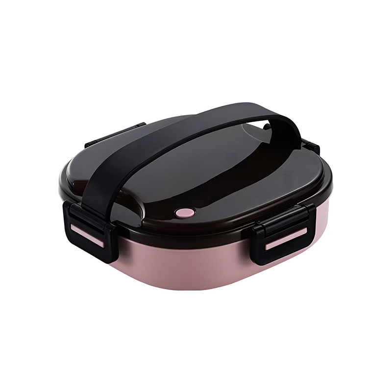 304 Stainless Steel Bento Lunch Box – Leakproof, 3-Compartments, Large-Capacity Portable Food Container with Handle for Adults and Kids