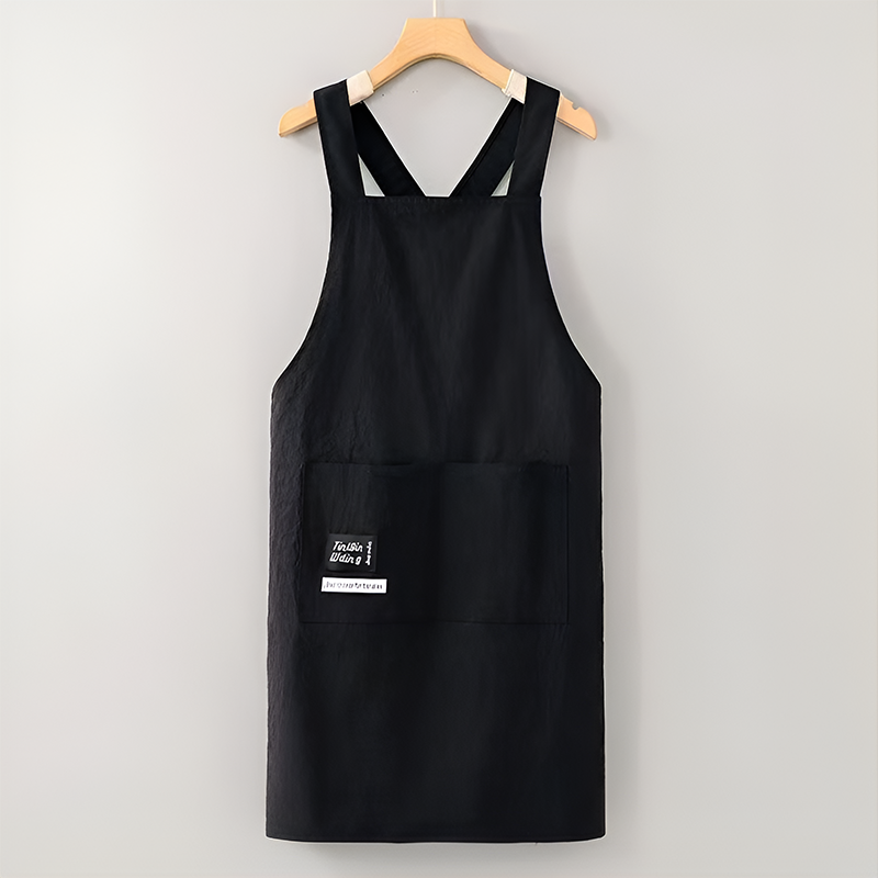 Splash-Proof Kitchen Apron – Fashionable Printed Cooking Workwear