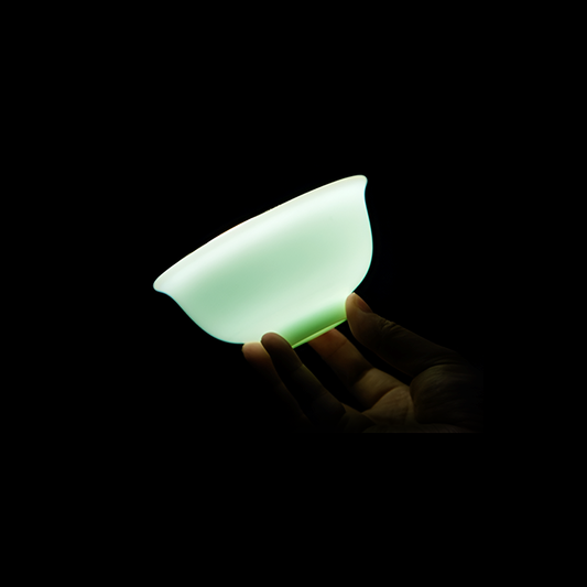 6-Piece Jade Porcelain Bowl Set – Elegant Translucent Ceramic Tableware in 3 Sizes (4.4", 5.5", 6.5")