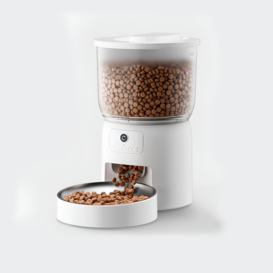 Smart Pet Feeder with Camera and Stainless Steel Bowl – 3L Capacity Automatic WiFi Cat & Dog Food Dispenser