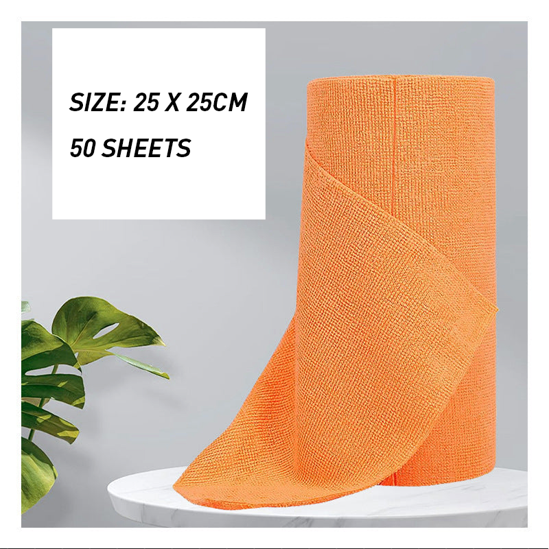 Thickened Hand-Tear Kitchen Rags – Oil-Free Disposable Dishcloths for Easy Cleaning