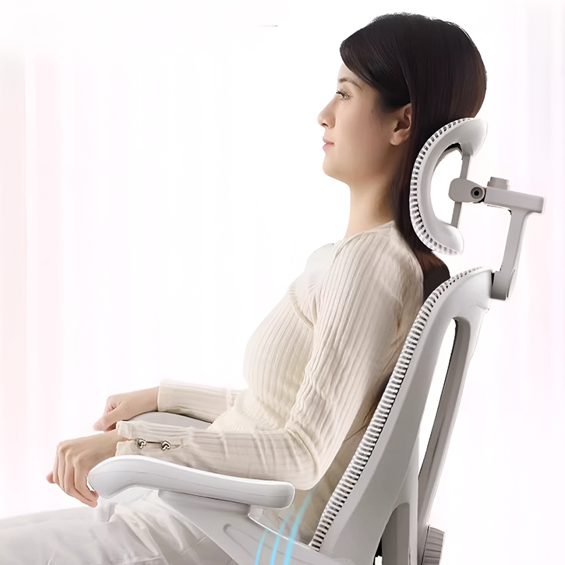 Ergonomic Mesh Office Chair with Headrest & Footrest – Reclining Computer Chair for Home Office & Gaming
