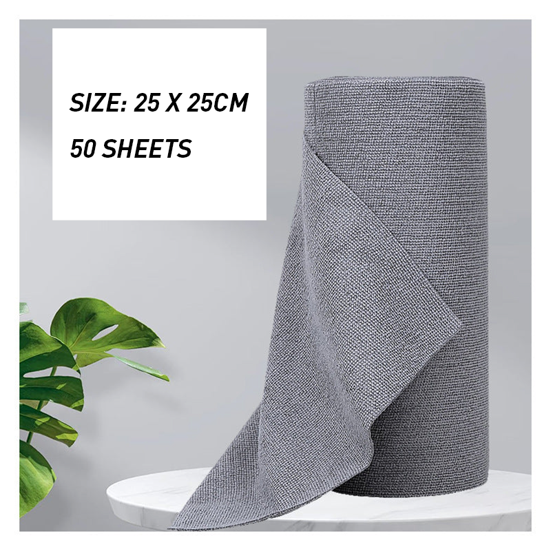 Thickened Hand-Tear Kitchen Rags – Oil-Free Disposable Dishcloths for Easy Cleaning