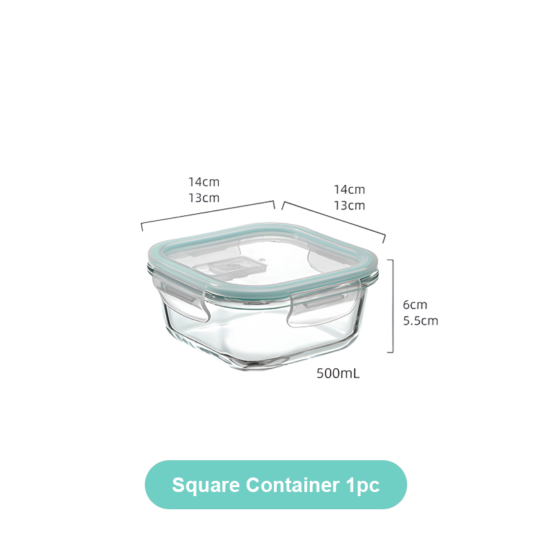 Mini Microwave-Safe Glass Bowl with Lid – Food Storage & Lunch Container, Heat-Resistant & Sealed
