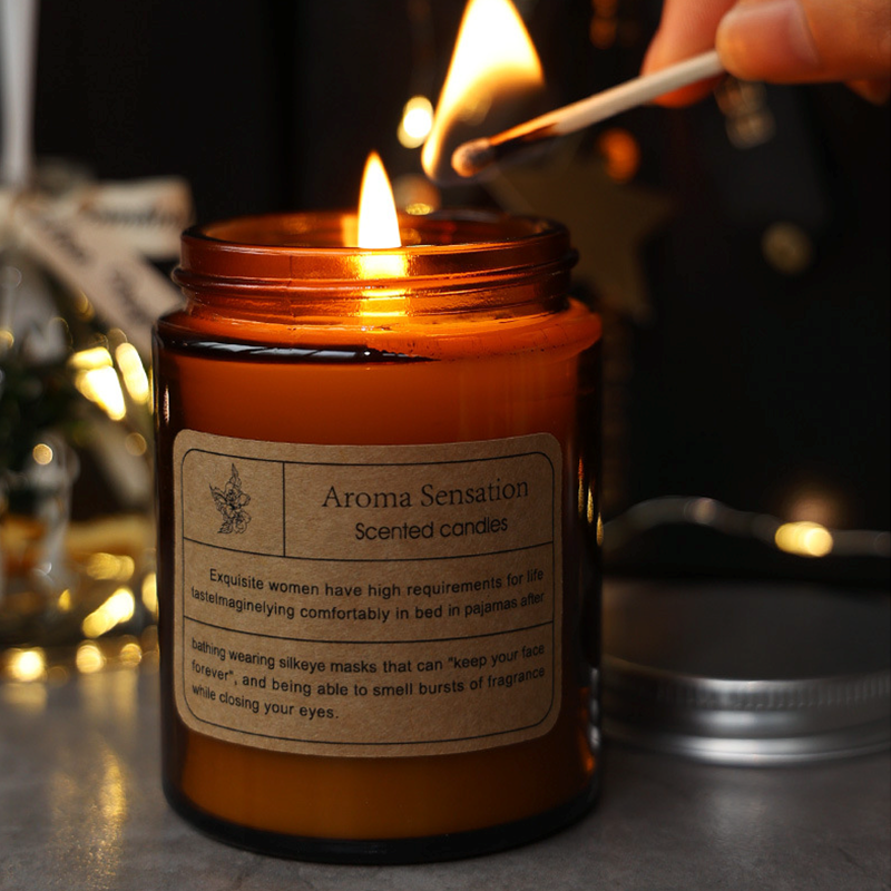 Aromatic Candle Gift Box – Fragrance Set with Glass Diffuser, Scented Candles, Potpourri and Dried Fruits