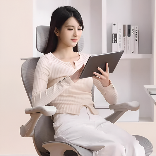 Ergonomic Mesh Office Chair with Headrest & Footrest – Reclining Computer Chair for Home Office & Gaming