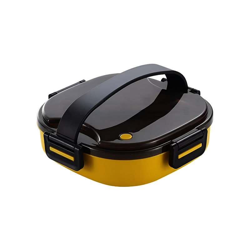 304 Stainless Steel Bento Lunch Box – Leakproof, 3-Compartments, Large-Capacity Portable Food Container with Handle for Adults and Kids