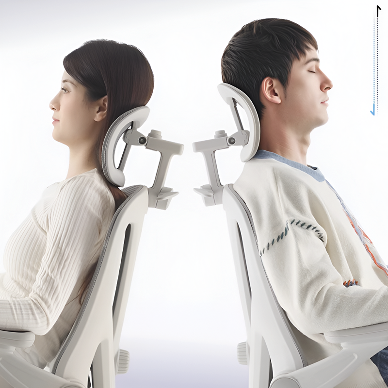 Ergonomic Mesh Office Chair with Headrest & Footrest – Reclining Computer Chair for Home Office & Gaming
