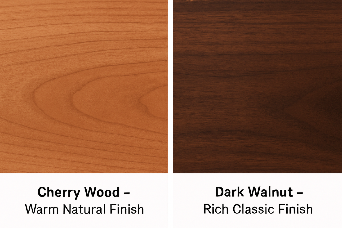 Modern Solid Wood Dining Chair – North American Cherry And Dark Walnut - Versatile Dining And Desk Chair