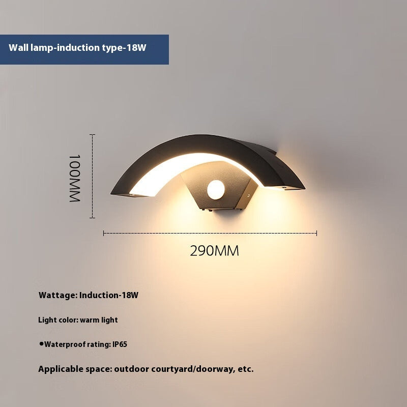 LED Outdoor Wall Light – Waterproof IP65 Warm Light (Available in Standard & Motion Sensor Versions)