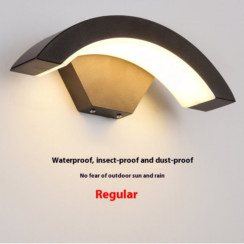 LED Outdoor Wall Light – Waterproof IP65 Warm Light (Available in Standard & Motion Sensor Versions)
