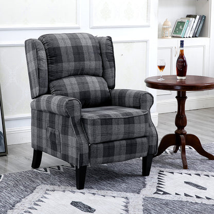 Mid Century Modern Upholstered Recliner Chair