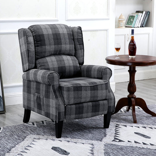 Mid Century Modern Upholstered Recliner Chair