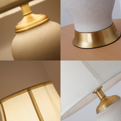 American Style Pastoral Ceramic Table Lamp Modern Simple European Style Ceramic Table Lamp Bedroom Bedside Lamp Export Living Room Table Lamp