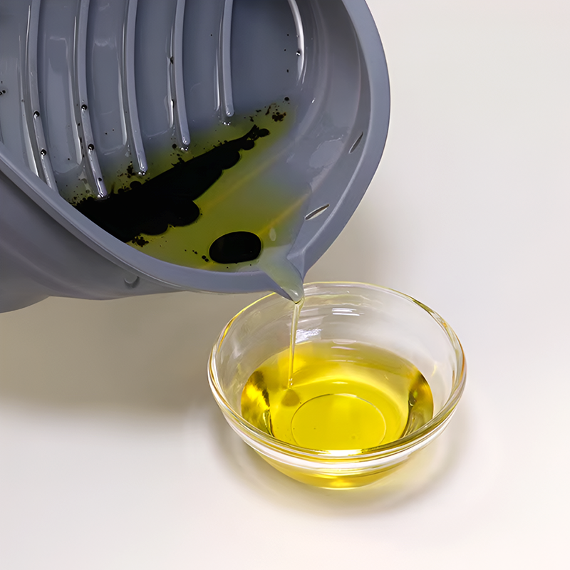 Silicon Air Fryer Baking Tray with Partition - Heat-Resistant, Foldable and Reusable Cooking Basket