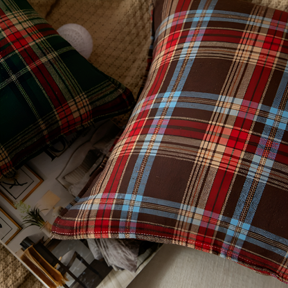 Tartan Flannel Cushion Covers – Plaid Throw Pillow Covers