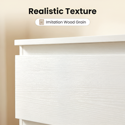 Modern 6-Drawer Dresser Cabinet – Minimalist Storage Solution in Olive Green or Grey