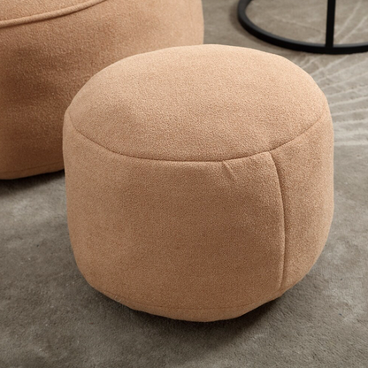 Modern Bean Bag Chair with Footrest – Comfy High-Density Foam Lounge Chair for Bedroom and Living Room