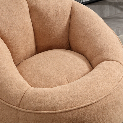 Modern Bean Bag Chair with Footrest – Comfy High-Density Foam Lounge Chair for Bedroom and Living Room