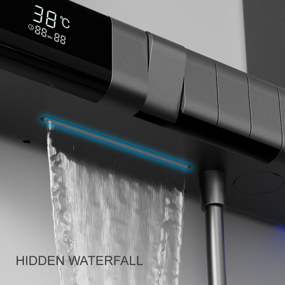 Multi-Functional Pressurized Shower Head Set – Double-Layer Storage for Bathroom
