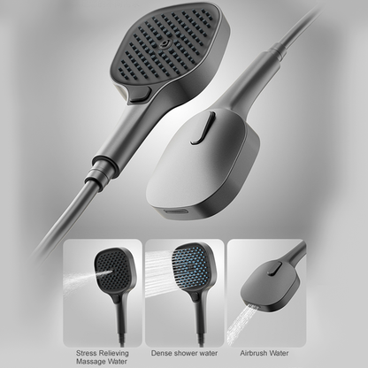 Multi-Functional Pressurized Shower Head Set – Double-Layer Storage for Bathroom