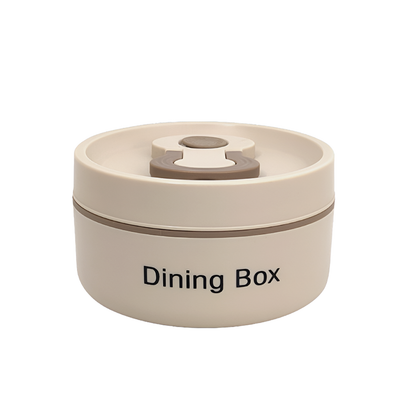 Stainless Steel Lunch Box – 350ml and 650ml - Brown, Beige, Blue