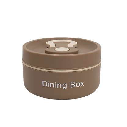 Stainless Steel Lunch Box – 350ml and 650ml - Brown, Beige, Blue