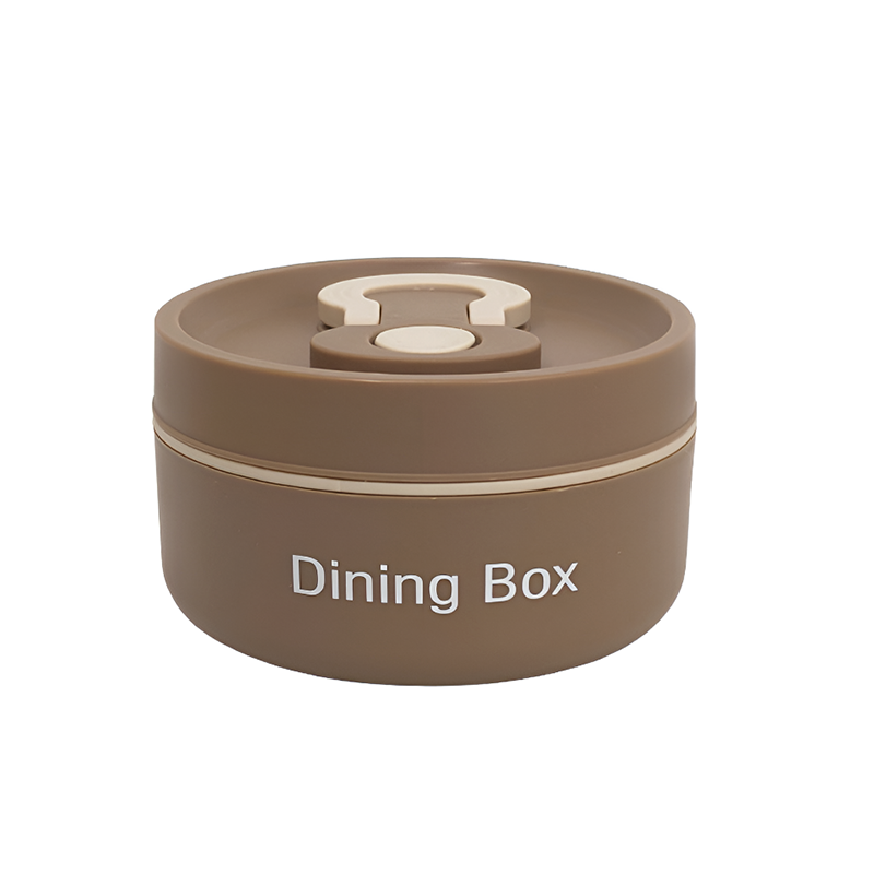 Stainless Steel Lunch Box – 350ml and 650ml - Brown, Beige, Blue