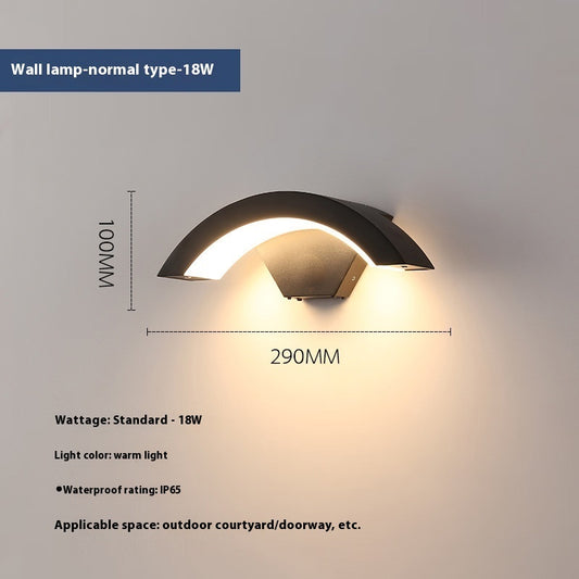 LED Outdoor Wall Light – Waterproof IP65 Warm Light (Available in Standard & Motion Sensor Versions)