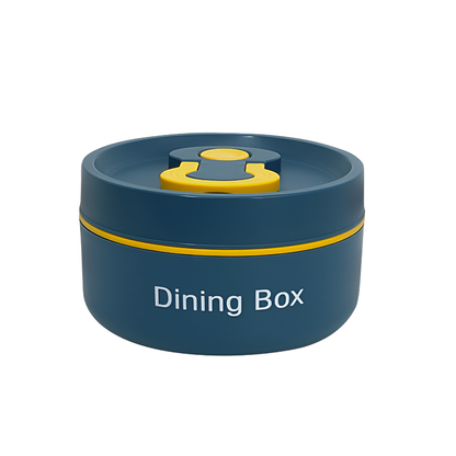 Stainless Steel Lunch Box – 350ml and 650ml - Brown, Beige, Blue