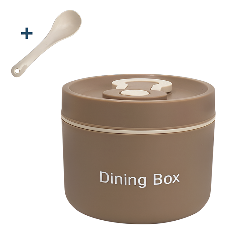 Stainless Steel Lunch Box – 350ml and 650ml - Brown, Beige, Blue