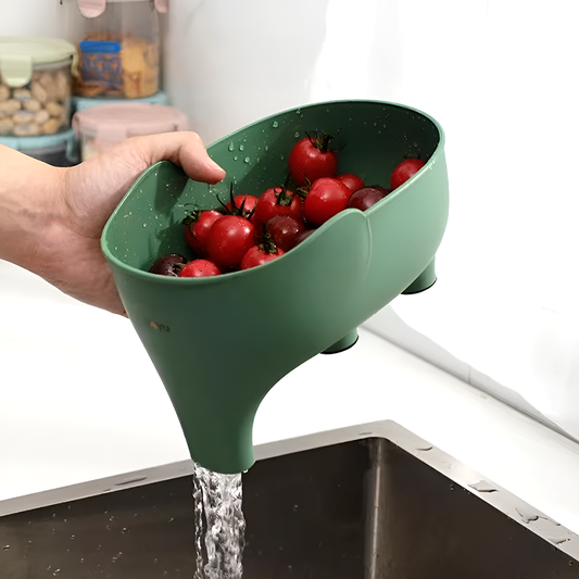 Elephant Sink Strainer and Washing Basket – Multifunctional Kitchen Drain Rack
