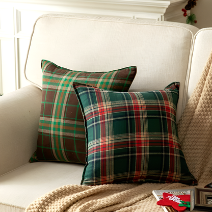 Tartan Flannel Cushion Covers – Plaid Throw Pillow Covers