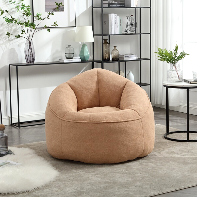Modern Bean Bag Chair with Footrest – Comfy High-Density Foam Lounge Chair for Bedroom and Living Room