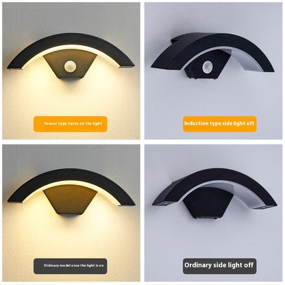 LED Outdoor Wall Light – Waterproof IP65 Warm Light (Available in Standard & Motion Sensor Versions)