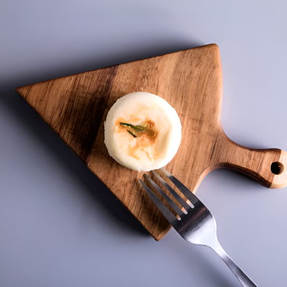 Premium Wood Puzzle Pizza Platter – 6-Slice Detachable Serving Board with Handles