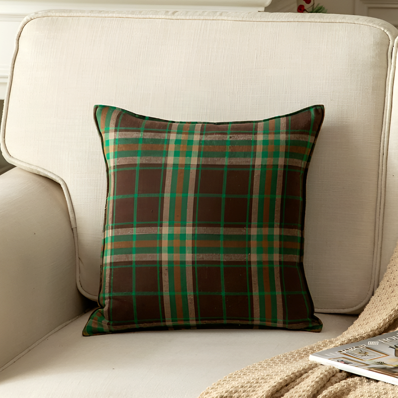 Tartan Flannel Cushion Covers – Plaid Throw Pillow Covers