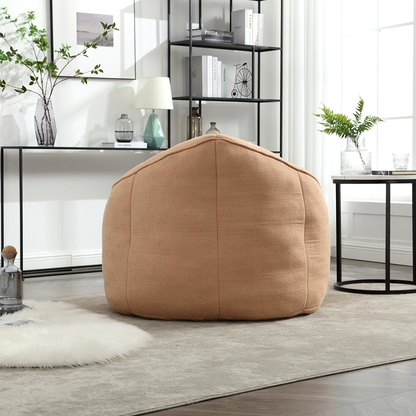 Modern Bean Bag Chair with Footrest – Comfy High-Density Foam Lounge Chair for Bedroom and Living Room