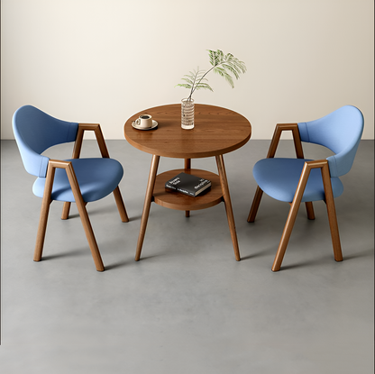Minimalist Round Table and Chair Set – Ideal for Home, Offices & Balconies