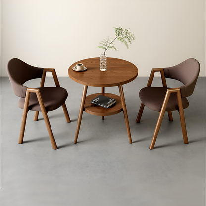 Minimalist Round Table and Chair Set – Ideal for Home, Offices & Balconies