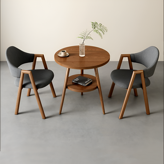 Minimalist Round Table and Chair Set – Ideal for Home, Offices & Balconies